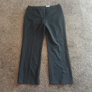 Nuevo Pantalón Para Mujer Alfani 16 Pantalones Ajuste Curvilíneo Control Abdomen Negro Trabajo Informal - Imagen 1 de 4