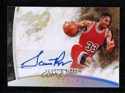 2015 Leaf Q Auto Silver Spectrum /5 Scottie Pippen #A-SP1 Auto HOF - Imagem 1 de 2