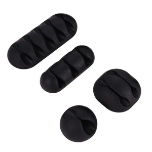 12 Stück Mehrzweck-Kabelhalter Home Office Schreibtisch Kabelclip Organizer - Afbeelding 1 van 12