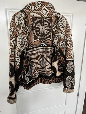 Chaqueta Tapiz Estampado Africano Animal Tribal Safari Pintada Pony Talla Única S M L Foto 1 de 4