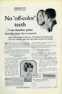 1926 Pepsodent Dentifrice Toothpaste Ribbon MAGAZINE PRINT AD Wall Decor! (4839) - Picture 1 of 1