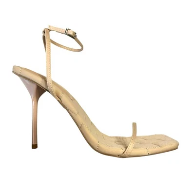 NUEVO Topshop Correa al Tobillo Puntera Cuadrada Tacones de Aguja Talla 8W Boda Invitada Fiesta Foto 1 de 4