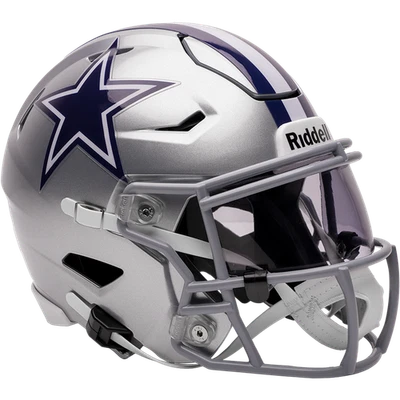 Casco de fútbol americano Riddell SpeedFlex réplica tamaño mediano de los Dallas Cowboys NFL Foto 1 de 4