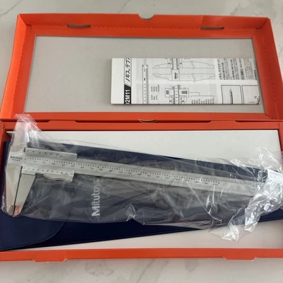 Mitutoyo 531-129 Vernier Caliper 0-200mm Or 0-8 In. 0.02 Res. .03 Accuracy  New - Image 1 of 4