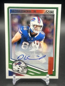 Dalton Kincaid 2025 Panini Score Auto #22 Buffalo Bills - Foto 1 di 2