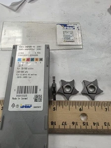 ISCAR PENTA 24N250PF020 IC908  3PCS 6093325 .098" W, .007" R - Picture 1 of 6