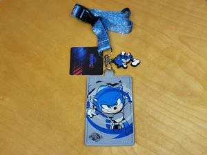 Sonic The Hedgehog 3 Schlüsselband mit PVC Charm/ID Badge Halter Offiziell Sega Neu mit Etikett - Bild 1 von 9