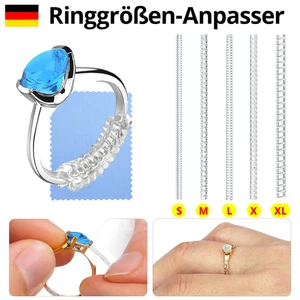 SOONPAM Riduttore Anello Invisibile 4 Pezzi Anello Silicone Riduzione Misura Anello - Foto 1 di 1