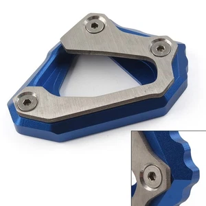 Placa de soporte de pie de ampliación de soporte lateral para Yamaha MT-10 2015-2021 azul - Imagen 1 de 6