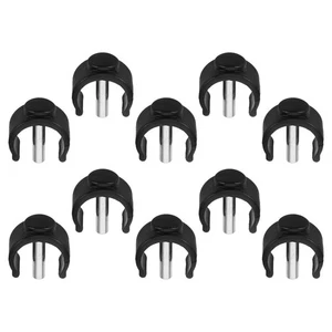  10 piezas Abrazadera en forma de C Hebilla Antideslizante Bastón para Caminar Hebilla C Cierre Abrazadera para 22 mm - Imagen 1 de 12