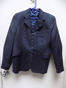 Grand Prix Ladies Hunt Coat Riding Jacket Blue Pin Stripe Size 14 R - Picture 1 of 7