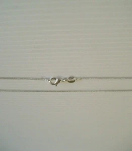  Sconto NUOVO Collana Catenina 78 cm ARGENTO Maglia liscia 1 mm UNISEX - Foto 1 di 5