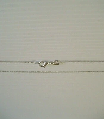  Sconto NUOVO Collana Catenina 78 cm ARGENTO Maglia liscia 1 mm UNISEX - Immagine 1 di 4