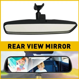 8" Black HD Car Rear View Mirror Day Night Clear Universal Accessories Panoramic - Picture 1 of 9