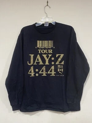 Jay-Z 4:44 Long-Sleeve Tour Rap Shirt Mens Large - Image 1 of 4