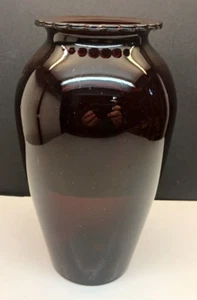 Vintage Anchor Hocking Royal Ruby R53 'Hoover' Vase - Picture 1 of 6