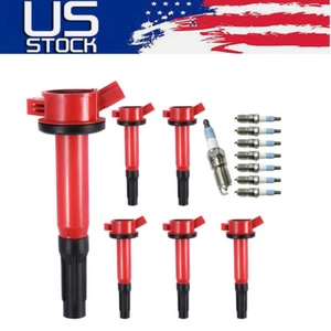 6x Ignition Coils & Spark Plugs DG-514 UF-486 For 2008-2012 Ford Escape 3.0L V6 - Picture 1 of 12