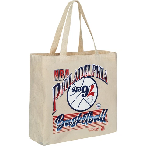 Women's Mitchell & Ness Philadelphia 76ers Graphic Tote Bag Cover
