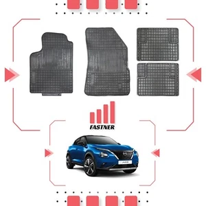 Fastner Set 4 Tappeti Tappetini Auto in Gomma su Misura per Nissan Juke (2019-) - Foto 1 di 6