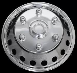 1 Front Sprinter Van 2007-2023 16" Dual Steel Wheel Simulators Dually Rim Covers - Picture 1 of 4