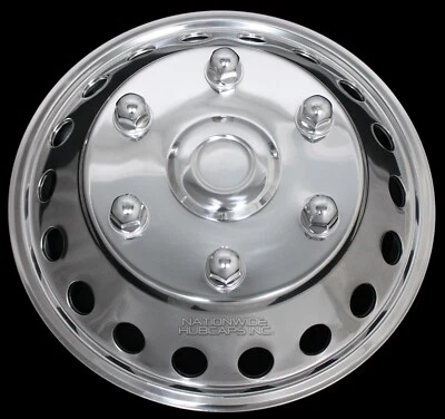 1 Front Sprinter Van 2007-2023 16" Dual Steel Wheel Simulators Dually Rim Covers - Image 1 of 4