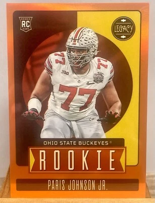 Paris Johnson Jr. 98/149 Panini Legacy Rookie  Orange #177 - Image 1 of 3