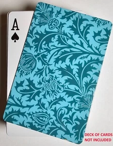 Premium BRIDGE SIZE Teal Cut Card For Poker Dealer Stiff Flexible - Picture 1 of 1