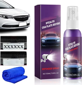 Spray Invisibile per Targa Auto Da 50 Ml, Spray Invisibile per Targa, Spray Tras - Foto 1 di 12