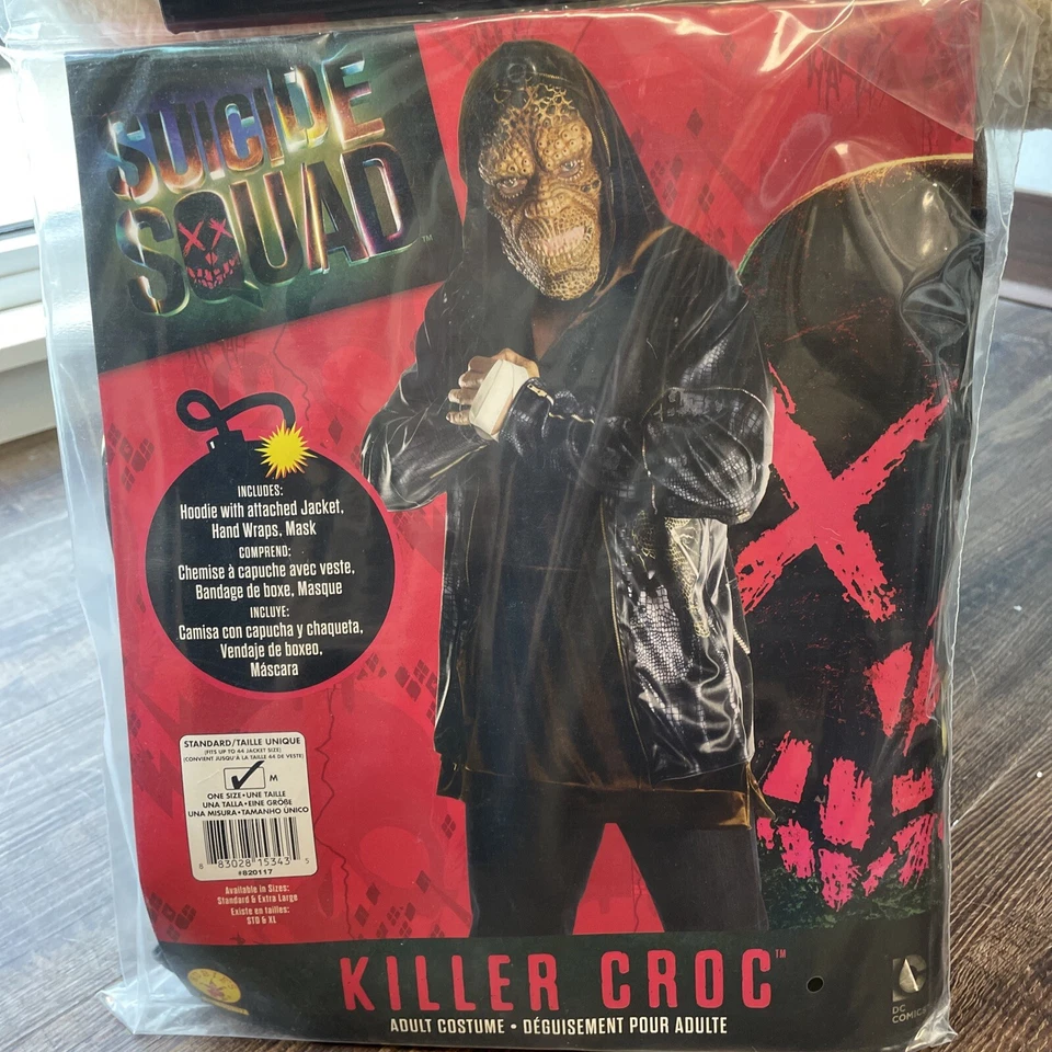 Disfraz Killer Croc Escuadrón Suicida Deluxe Adulto Mediano (hasta 44 Talla Chaqueta) Foto 1 de 1