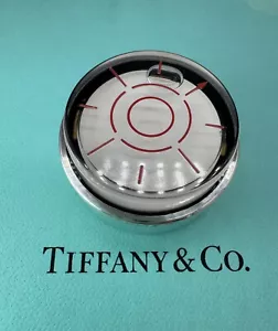 Vintage Tiffany & Co Sterling Silver Round Bubble Level Engraved - Picture 1 of 9