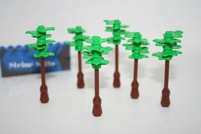 Lego (c) 6x Albero Foglie - Foresta Piccoli Alberi Ladrici City Città Viale - MOC - Pianta
