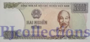 VIETNAM 2000 DONG 1987 PICK 103a aUNC RARE - Picture 1 of 2
