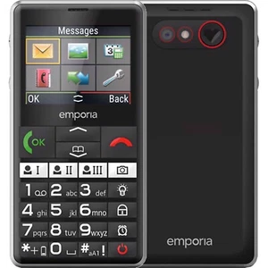 Emporia Pure V76 4G/LTE Black Single-SIM Factory Unlocked Global NEW - Picture 1 of 3