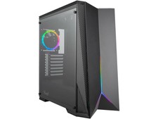 Rosewill ATX Mid Tower Gaming PC Computer Case with RGB Fan & LED Light Strip, 2