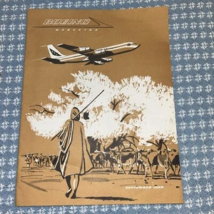 Boeing Magazine September 1960 Boeing Airline Company Volume XXX Number 9 Ft 720 - Foto 1 di 6