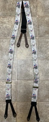 Tirantes Wilson Call & Mather REPUBLICANO Eagle Elephant Casa Blanca, raros-usados en excelente estado Foto 1 de 4