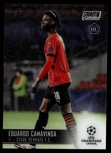 Eduardo Camavinga 2020-21 Stadium Club cromado UEFA Champions League #35 - Imagen 1 de 2
