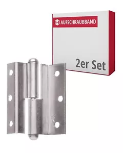 Gedotec Zimmertür-Scharnier gekröpft Türband Metall Möbel-Scharnier für Türen... - Bild 1 von 4