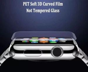 Für Apple Watch 7 - 41+45mm - 3D PET Curved Bildschirmschutz Folie - *DE* - Afbeelding 1 van 4