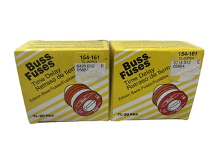 8 fusibili spina base Bussman TL-20PK4 20 Ampere ritardo Edison 2 scatole da 4 nuovi con scatola - Foto 1 di 8