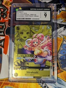 CGC 9 - Shirahoshi OP03 - 116 (Tournament Pack Vol. 2) WINNER - One Piece 2023 - Picture 1 of 1