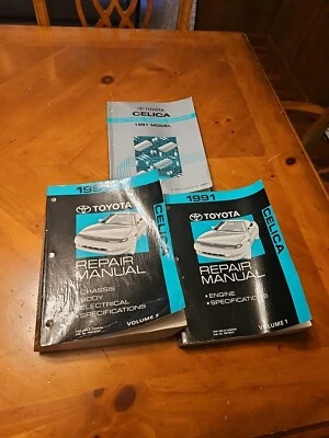 Juego manual de reparación de taller Toyota Celica 1991 ST GT GTS cableado eléctrico  Foto 1 de 4