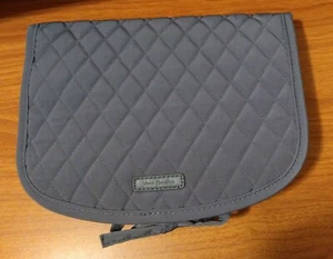 NWT Vera Bradley Medium Travel Organizer Hanging Bag in Carbon Gray Microfiber - Picture 1 of 8