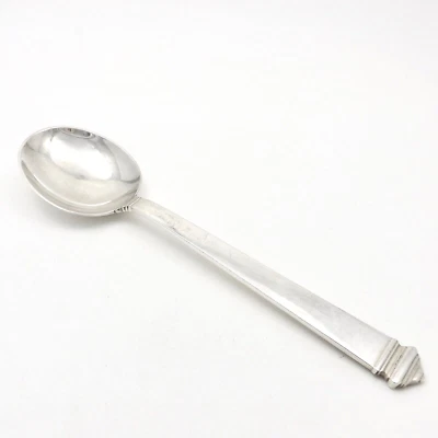 Tiffany Co Plata Esterlina Hampton Tazón Redondo Sopa Crema Cuchara Monograma Foto 1 de 4