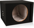 Sub Box 1Sv12b Single 12" Vented Mdf Enclosure (Black)