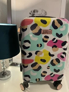 NEU JUICY COUTURE LEOPARD ANIMAL PRINT Hand Gepäck Koffer Hartschale Trolley * - Bild 1 von 7