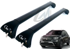 9200+9265 GEV GEO BARRE NERE PORTATUTTO FIAT 500X  2015> CON CORRIMANO BASSO  - Imagen 1 de 10