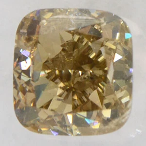 Cushion Shape Diamond Fancy Brown Color Real Loose 1.03 Carat I1 IGI Certificate - Picture 1 of 7