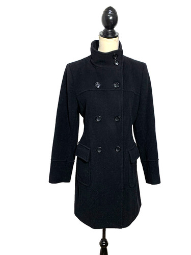 MICHAEL KORS Pavone doppiopetto in lana colore nero taglia 4