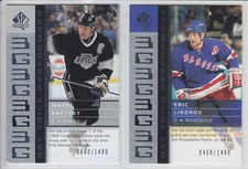 2002-03 SP AUTHENTIC HOCKEY #91-105 HAT TRICK PEFORMERS /1499 SPA FINISH SET PIC